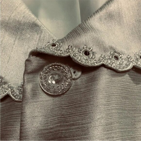 Le Suit Key Lime Green Suit Blazer Jacket and Pencil Skirt Set - Picture 3 of 14